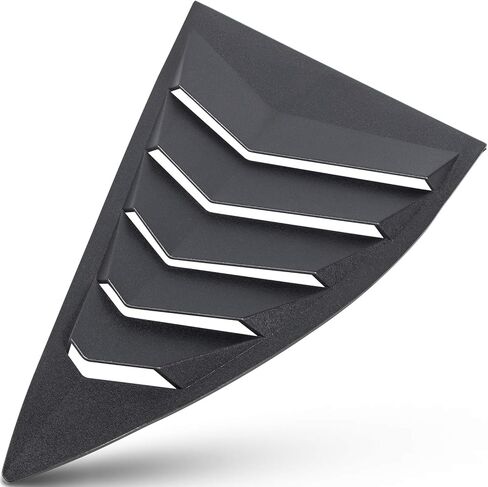 Side Window Louvers Windshield Sun Shade Cover Lambo Style Matte Black Compatible with Chevrolet Chevy Camaro 2010 2011 2012 2013 2014 2015 Left Right 2PCS in Saudi Arabia