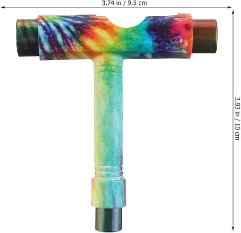 BESPORTBLE Skate Tools USA Flag Pattern Portable Skateboard T Tool Kit Accessory with L Type Cross Screwdriver for Roller Skates Skateboard Longboard in Saudi Arabia