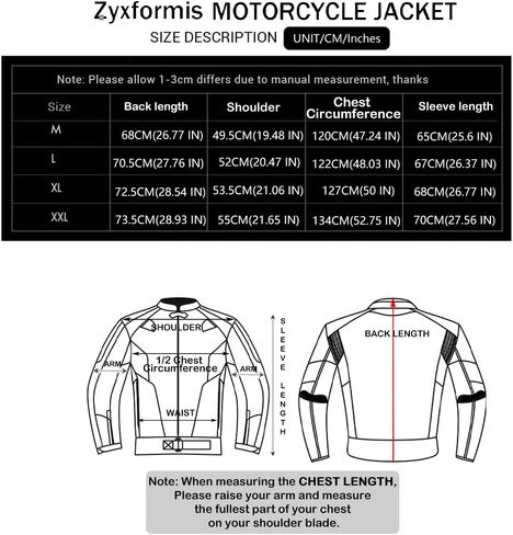 Motorcycle Jacket Motorbike Biker Waterproof Jackets Windproof Full Body Protective Gear Armoured Summer Winter for Men in Kuwait