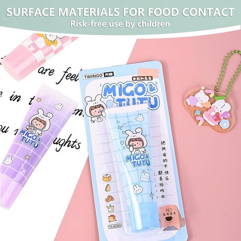 شريط أبيض، شريط تصحيح أبيض قابل للسحب، قلم أبيض قابل لإعادة الملء، تبييض جمالي لطيف للوازم المكتبية in Kuwait