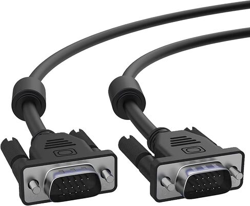 كابل VGA إلى VGA بطول 5 أقدام، 15 دبوس ذكر إلى موصل ذكر in Saudi Arabia