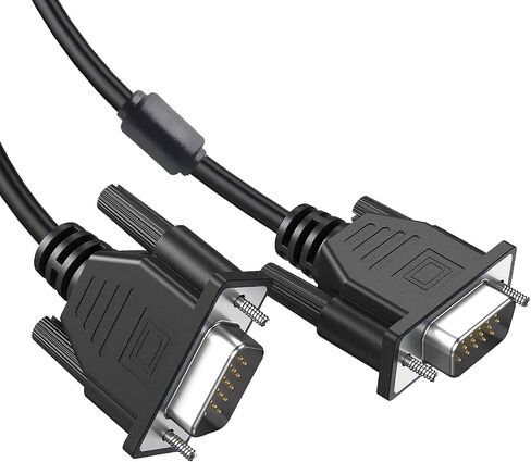 كابل VGA إلى VGA بطول 5 أقدام، 15 دبوس ذكر إلى موصل ذكر in Saudi Arabia