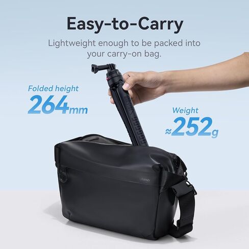 ULANZI JJ01 حامل ثلاثي مرن سريع الفك، لكاميرا Gopro DJI insta360 GO Quick II Action، دوران بانورامي 360 درجة، أرجل قابلة للانحناء، عصا سيلفي خفيفة الوزن ومحمولة، ملحقات كاميرا مدمجة in Saudi Arabia
