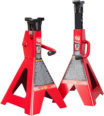 حامل رافعة فولاذية تورين T46202-1 من BIG RED: سعة 6 طن (12000 رطل)، أحمر، زوج واحد in Saudi Arabia