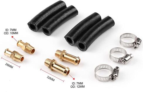 Top10 دليل سباق قابل للتعديل منظم ضغط الوقود المكربن ​​Carb مضخة الوقود FPR العالمي 1-5 Psi مع محولات 8 مللي متر 10 مللي متر in Kuwait