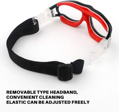 GGBuy Basketball Sport Glasses with Elastic Wrap Strap Kids Soccer Eyewear Goggles in Saudi Arabia