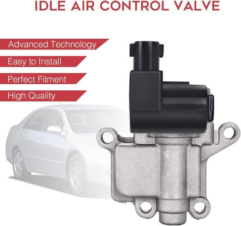 PUENGSI Iac صمام التحكم في الهواء الخامل 16022-RAA-A01 لهوندا عنصر أكورد صمام Iac المحدد 2003 2004 2005 2006 2.4L l4 3.0L V6 صمام التحكم الخامل Honda Accord Pcv صمام مع حشية in Kuwait