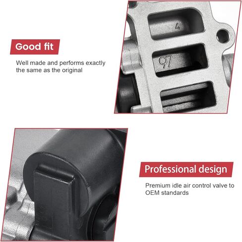 PUENGSI Iac صمام التحكم في الهواء الخامل 16022-RAA-A01 لهوندا عنصر أكورد صمام Iac المحدد 2003 2004 2005 2006 2.4L l4 3.0L V6 صمام التحكم الخامل Honda Accord Pcv صمام مع حشية in Kuwait