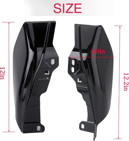 Mid Frame Air Deflector Harley Davidson Heat Shield Deflector Compatible for Harley Touring Electra Glide/Street Glide/Road Glide/Tri Glide/Road King 2009-2023 in Saudi Arabia