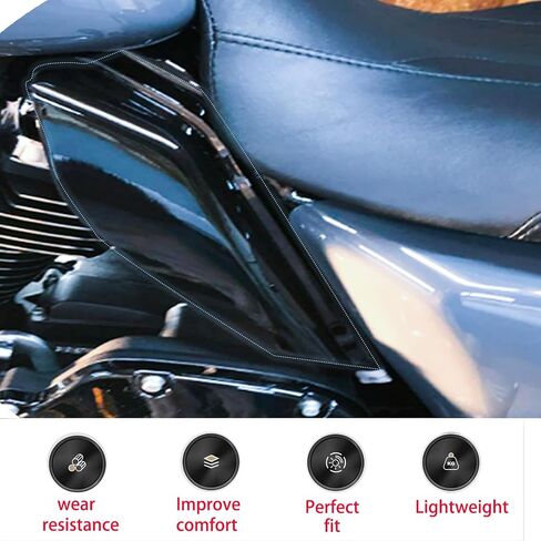 Mid Frame Air Deflector Harley Davidson Heat Shield Deflector Compatible for Harley Touring Electra Glide/Street Glide/Road Glide/Tri Glide/Road King 2009-2023 in Saudi Arabia