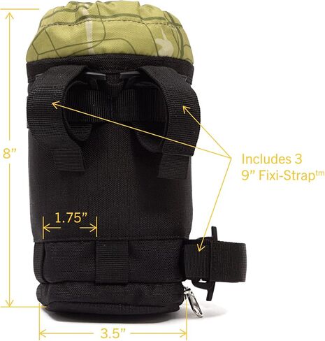 Po Campo Bags Bike Accessories – Willis Stem Bag – Bicycle Stem Pouch for Bike Handlebar Bag – Drawstring Feed Bag for Cycling and Bikepacking (Chevron) in Saudi Arabia