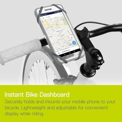 حامل هاتف الدراجة من Delta Cycle - حامل هاتف الدراجة Xmount يتكيف مع أي مقود ويناسب أي هاتف أو iPhone - ملحقات الدراجة التي يمكن الوصول إليها بسهولة لدراجات البالغين in Kuwait