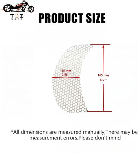 TDZ 𝟐𝟎𝟏𝟓-𝟐𝟎𝟐𝟑 Fairing Mesh Grill Side Vent Screen Fits for Road Glide Custom FLTRX Special FLTRXS Glide Ultra FLTRU FLTRUSE ，Black in Kuwait