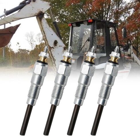 Glow Plug Replacement for Kubota V2203 & Bobcat Skid Steer Loader 753 763 773, Replace 6655233 19077-65510 6655233 19077-65511 19077-65512 19077-65513 in Saudi Arabia