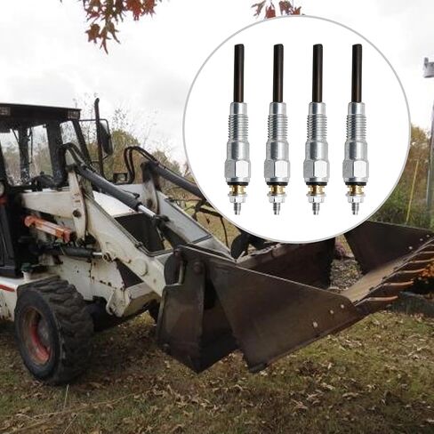 Glow Plug Replacement for Kubota V2203 & Bobcat Skid Steer Loader 753 763 773, Replace 6655233 19077-65510 6655233 19077-65511 19077-65512 19077-65513 in Saudi Arabia