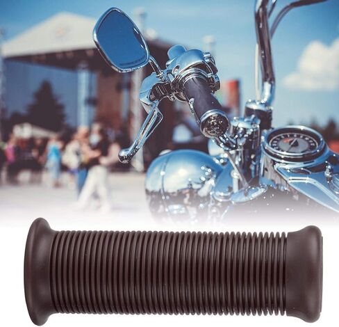 1 بوصة دراجة نارية القبضات عربات، زوج من 1 بوصة 25mm العالمي للدراجات النارية خمر TPU مقبض المقود قبضة in Saudi Arabia