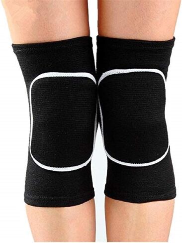 JUMISEE Kids Knee Pad, Anti-Slip Padded Sponge Knee Brace Breathable Flexible Elastic Knee Support for Football Volleyball Dance Skating Basketball Sports in Kuwait