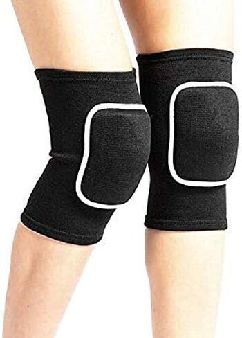 JUMISEE Kids Knee Pad, Anti-Slip Padded Sponge Knee Brace Breathable Flexible Elastic Knee Support for Football Volleyball Dance Skating Basketball Sports in Kuwait