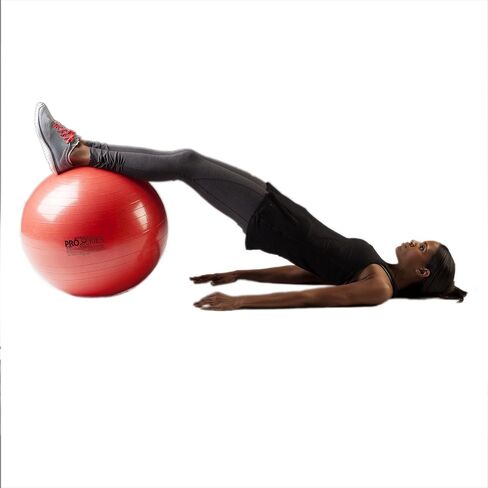THERABAND Exercise Ball, Professional Series Stability Ball with 65 cm Diameter for Athletes 5'7" to 6'1" Tall, Slow Deflate Fitness Ball for Improved Posture, Balance, Yoga, Pilates, Core, Green in Saudi Arabia
