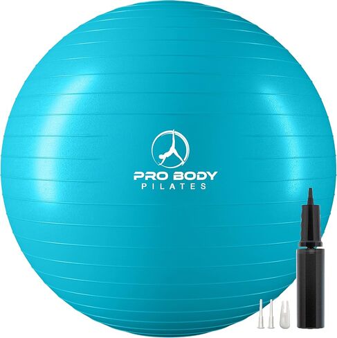 ProBody Pilates Ball Yoga Ball Exercise Ball, Balance Ball or Pregnancy Ball for Stability, Yoga Ball Chair, Therapy Ball Workout Ball or Birthing Ball for Pregnancy in Saudi Arabia