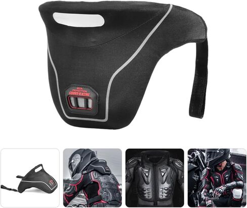 Motocross Gear Neck Protector,Motocross Neck Brace Support Black Neck Rests Race Collar for Adult MTB Bike Cycling Protector Guard Off-Road Riding Body Protection Gear in Kuwait