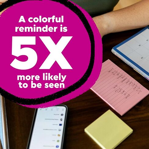 ملاحظات صغيرة Post-it، 1.5 × 2 بوصة، 24 وسادة، الملاحظات اللاصقة المفضلة رقم 1 في أمريكا، مجموعة Poptimistic، ألوان زاهية (أرجواني، وردي، أزرق، أخضر)، إزالة نظيفة، قابلة لإعادة التدوير in Kuwait