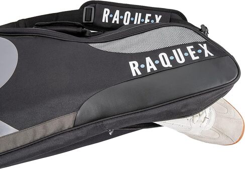 حقيبة التنس - 6 حقيبة مضارب لمضارب التنس وكرة الريشة والاسكواش. الأزرق والأسود أو الوردي. تحمل ما يصل إلى 6 مضارب + إكسسوارات + أحذية in Kuwait