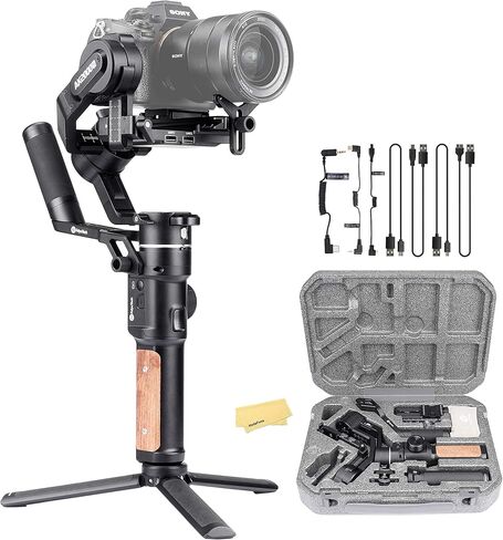 Feiyu AK2000 S Ak2000S 3 محاور مثبت جيمبال محمول لسوني a9 a7 ii a6500 سلسلة Canon 5D باناسونيك GH5 GH4 نيكون D850 بدون مرآة وكاميرا رقمية DSLR، لوحة لمس ذكية in Kuwait