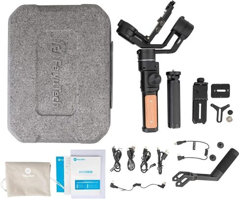 Feiyu AK2000 S Ak2000S 3 محاور مثبت جيمبال محمول لسوني a9 a7 ii a6500 سلسلة Canon 5D باناسونيك GH5 GH4 نيكون D850 بدون مرآة وكاميرا رقمية DSLR، لوحة لمس ذكية in Kuwait