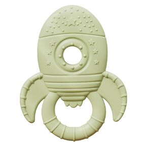 Baby Teething Toys for Babies 0-6 Months, Baby Teethers for Babies 3-6 6-12 Months Silicone Baby Chew Toys Gifts for Must Haves, BPA Free Rocket