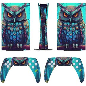 Sticker Skin for Model 5 Slim Digital Edition Owl Forest Art Skin Accessories Cover Skins Anime Vinyl Cover Sticker Full Set for Model5 Slim Digital Edition