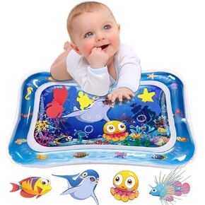Infinno Tummy Time Mat Sensory Water Mat for Babies, Baby Toys for 3 6 9 12 Months Boys and Girls, Great Gift Idea of Baby Stuffs…