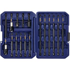 IRWIN Impact Screwdriving Bit Set, Assorted, 16 Piece (IWAF1316)