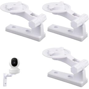 3pcs Camera Wall Mount Compatible with Mercury TPLINK, Adjustable Ceiling Camera Mount White Camera Wall Mounting Bracket Cam Accessories for Reolink E1 / E1 Pro