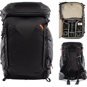 PGYTECH OnePro Flex Backpack 40L+Camera Insert Bag M, Fits DSLR/SLR/Mirrorless Cameras/Lenses and Other Gear, Lightweight Outdoor Hiking Bundle for Photography, Travel Bag with Laptop Compartment