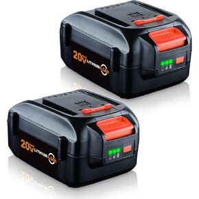 FERRYBOAT 4.0Ah WA3520 Replacement for 20V Battery Lithium Ion WA3578 WA3525 WA3520 WA3575 WG151s WG155s WG251s WG540s WG890 WG891 WG255s WG545s 2Packs