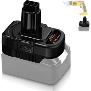 Battery Adapter for Makita 18V Convert to for Dewalt 12V-14.4V Ni-MH Battery, Convert for Makita 18V Battery to for Dewalt 12V-14.4 Ni-MH Battery Tools(Only Adapter)