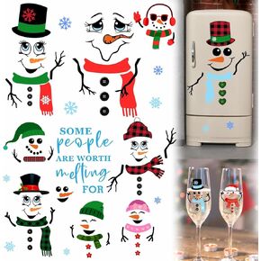 Christmas Tree Wall Stickers Large Merry Christmas Wall Decals Holiday Winter Christmas Wndow Clings Snowflake Santa Elk Snowman Window Decals Christmas Tree Wall Decoration Stickers