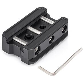 Picatinny Arca Swiss Plate Picatinny Rail Tripod Mount Adapter, Picatinny Convert to ARCA/RRS Quick Release Plate Rail, Picatinny Hunting Tripod Mount Adapter KP-10