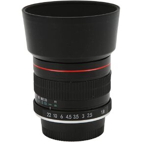 85mm F1.8 Large Aperture Full Frame Manual Focus Camera Lens,Portrait Prime Lens Mount,28.3° Viewing Angle,for Nikon, D810, D800, D700, D610, D500, D300, D3100, D3200