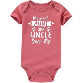 My great Aunt and uncle love me Baby Clothes great Aunties baby Bodysuits great auntie great uncle baby outfits