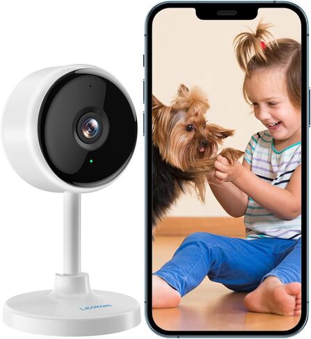 كاميرا litokam الداخلية [2024 جديد]، كاميرات 2K لأمن المنزل مع رؤية ليلية، كاميرا للحيوانات الأليفة مع تطبيق الهاتف، كاميرا أمان داخلية، كشف الحركة، صوت ثنائي الاتجاه in Kuwait