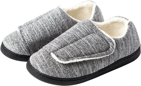 Urbancolr Urbancolr Women Adjustable Closed Back Shoes Woman Indoor Washable Slippers with Adjustable Closure Strap for Swollen Feet Indoor Outdoor Home Shoes with Rubber Sole in Saudi Arabia