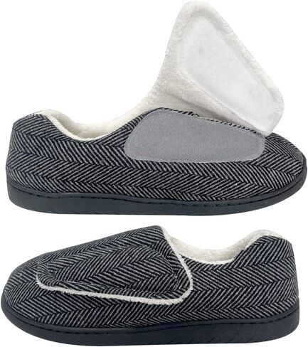 Urbancolr Urbancolr Women Adjustable Closed Back Shoes Woman Indoor Washable Slippers with Adjustable Closure Strap for Swollen Feet Indoor Outdoor Home Shoes with Rubber Sole in Saudi Arabia