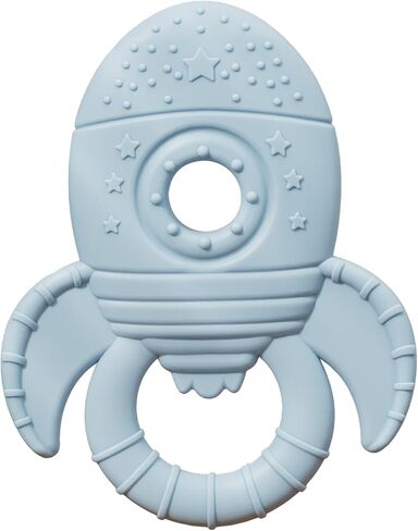 Baby Teething Toys for Babies 0-6 Months, Baby Teethers for Babies 3-6 6-12 Months Silicone Baby Chew Toys Gifts for Must Haves, BPA Free Rocket in Saudi Arabia