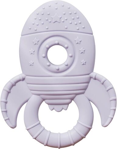 Baby Teething Toys for Babies 0-6 Months, Baby Teethers for Babies 3-6 6-12 Months Silicone Baby Chew Toys Gifts for Must Haves, BPA Free Rocket in Saudi Arabia