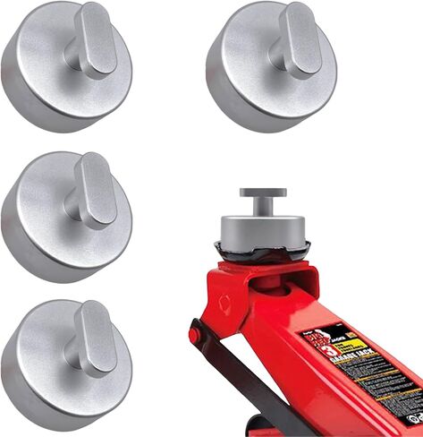 4PCS Lifting Jack Pad for Chevy Corvette C5 C6 C7 Puck Jack Point Billet Upgraded Aluminum Lift Point Adapter in Saudi Arabia