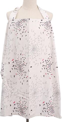 Breastfeeding Cover with Vintage Floral Design, 100% Cotton Nursing Cover in Saudi Arabia