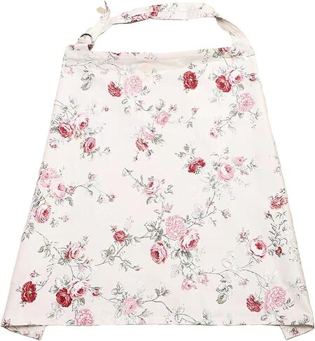 Breastfeeding Cover with Vintage Floral Design, 100% Cotton Nursing Cover in Saudi Arabia
