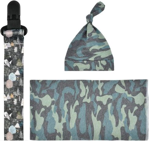 Floral Swaddle Blanket, 3 Pack, Receiving Blankets Girl, Flower Swaddling Blanket, Baby Girl Swaddle Registry Essentials, Newborn Wrap Soft Snug Stretchy Breathable, Hospital Coming Home Outfit in Kuwait